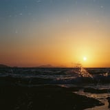夕陽です