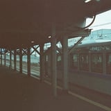 森駅に停車するキハ150系