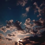夕暮れ