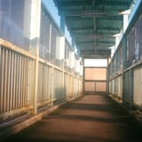 旅先の歩道橋