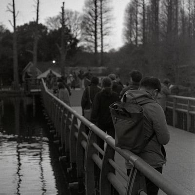 井の頭公園で