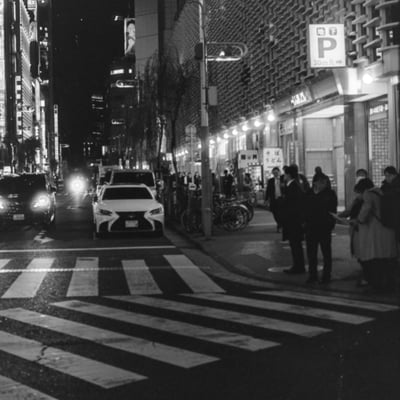新橋の夜
