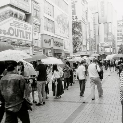 雨の秋葉原