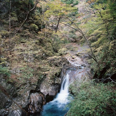 色づきはじめの西沢渓谷