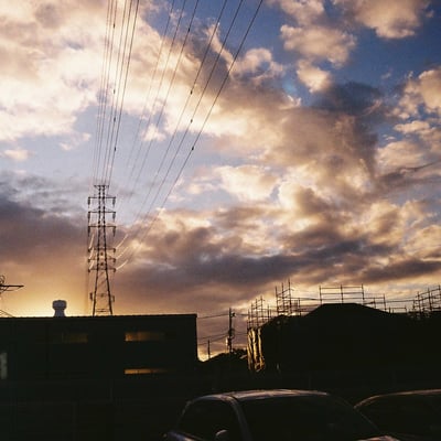 秋の夕暮れどき