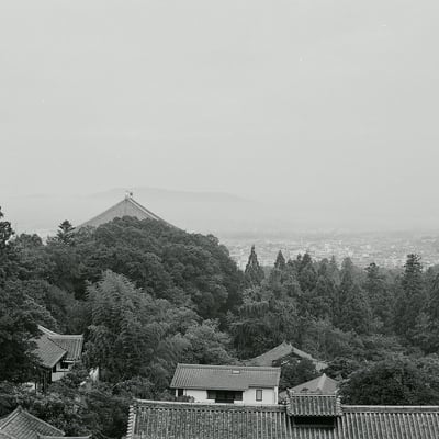 古都の朝