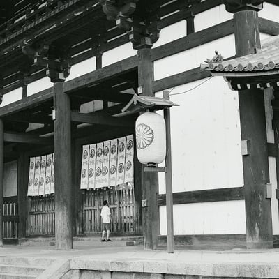 古都の朝