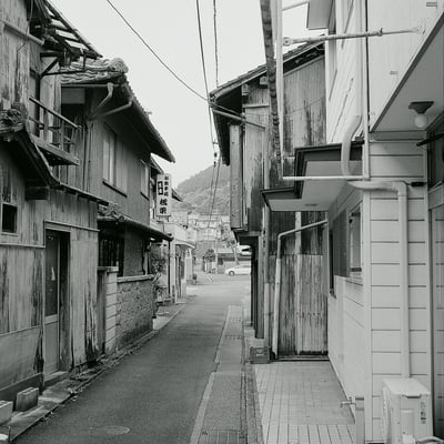 早朝の綾部