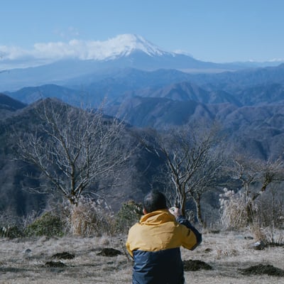 山頂でひとやすみ
