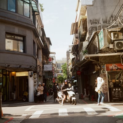 台北の路地