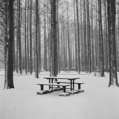 雪の森