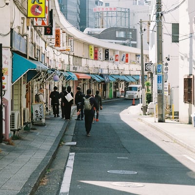 散歩で通った道