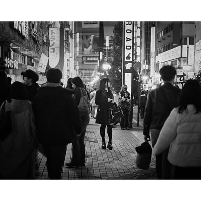 冬、歌舞伎町