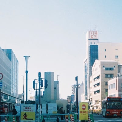 動いているまち