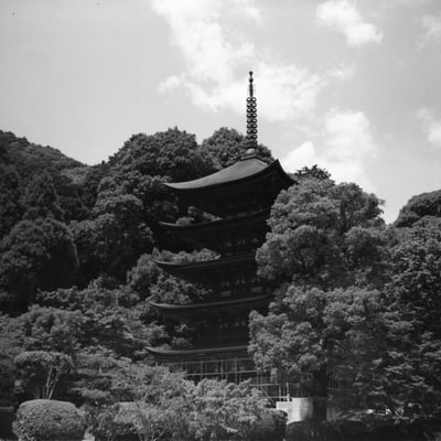 瑠璃光寺　五重塔