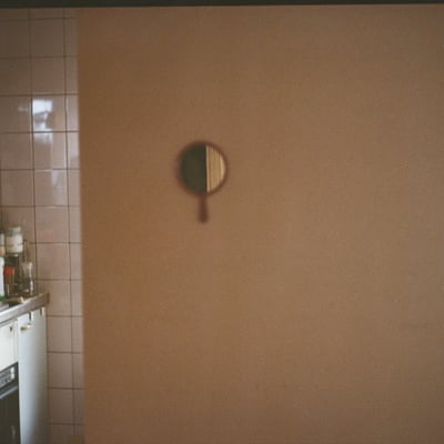 A hand mirror.