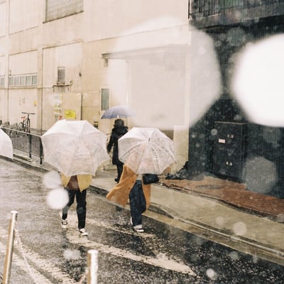 雪の日は。