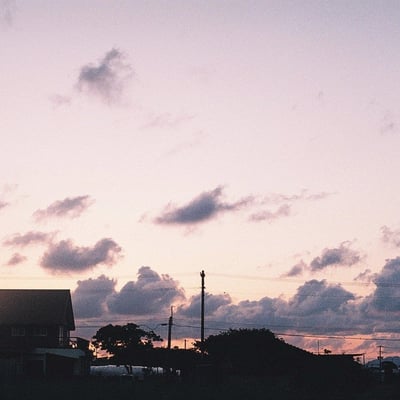 島にて