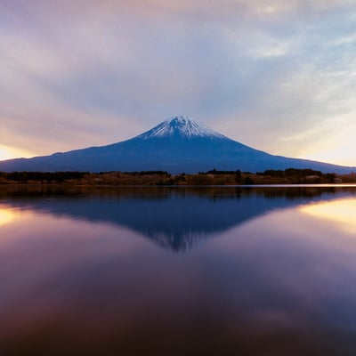 田貫湖の逆さ富士