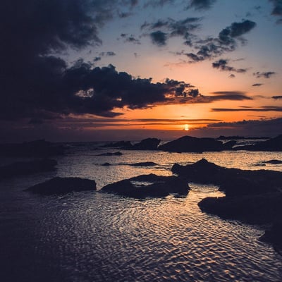  城ヶ島の夕焼け