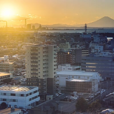 木更津から望む富士山 - II