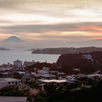 逗子市から望む富士山