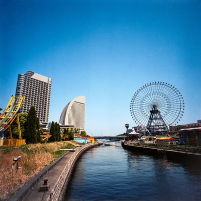 みなとみらいの人混みを避けて