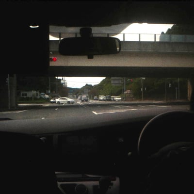 帰路の車中