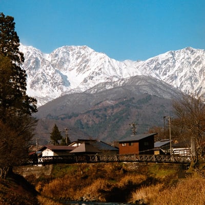 白馬山　冬の始まり