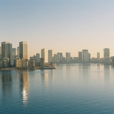 穏やかな朝の東京湾………Ⅲ