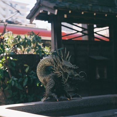 龍の背に京急