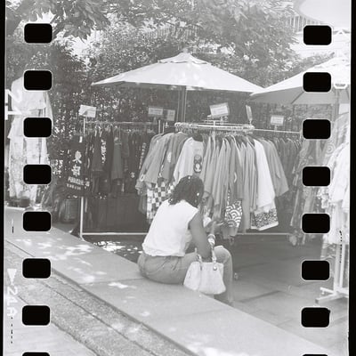 夏の店先