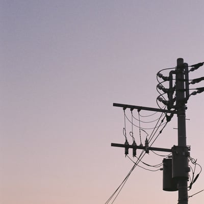 梅雨の間の夕焼け