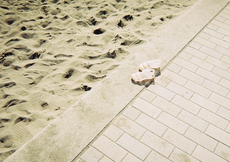 足の裏焼けちゃう😭
砂がアツアツです