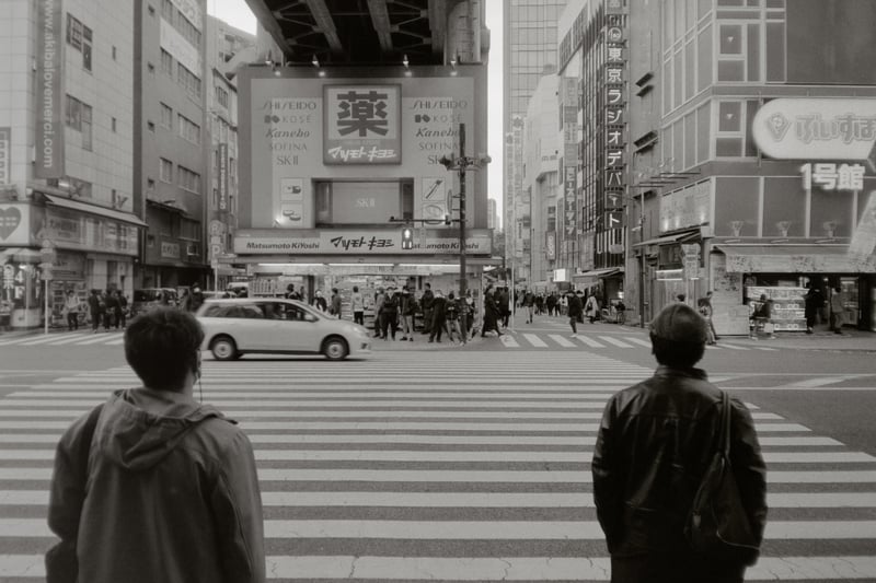 いつも撮る交差点