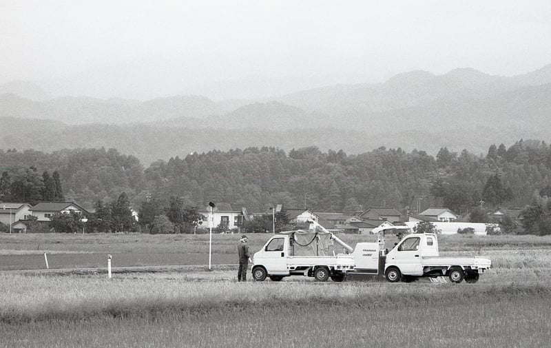 Nikon F3 + Ai Nikkor ED 180mm F2.8S, ACROS
2019.09 立山町