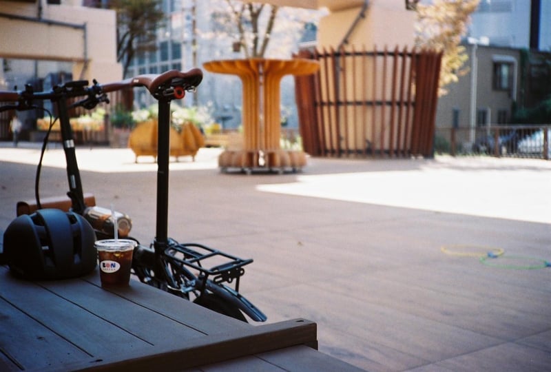 自転車でお散歩