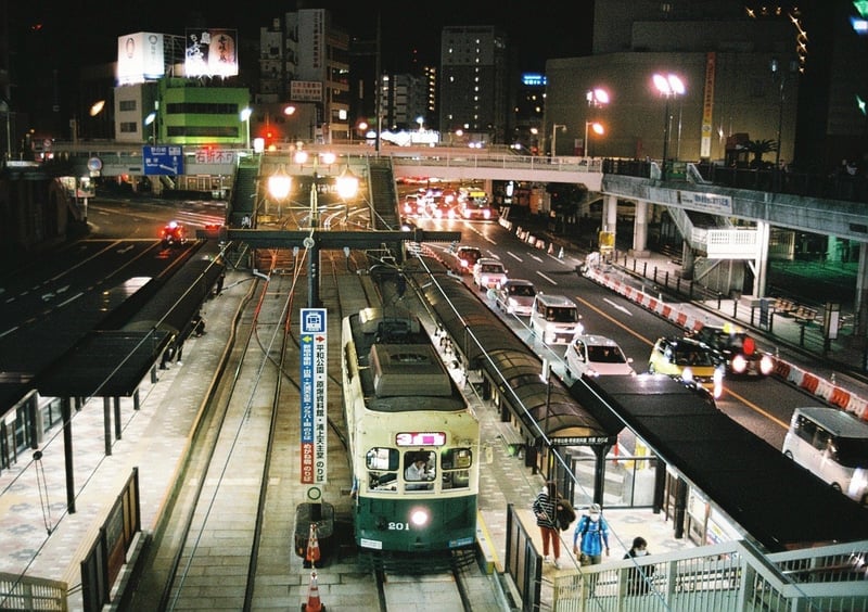 長崎旅行に行った時の写真。
路面電車がレトロなやつ多かったな。
撮影:2022年10月