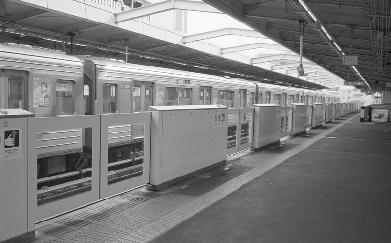 のんびりとした時間が流れる郊外の駅