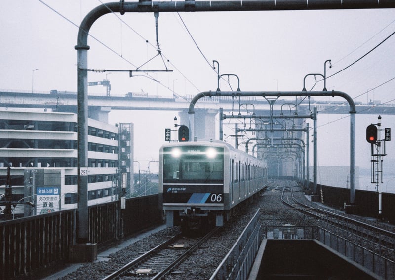 金城ふ頭駅にて