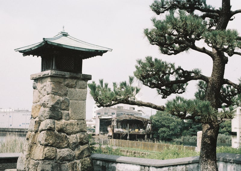 宮の渡し公園にて