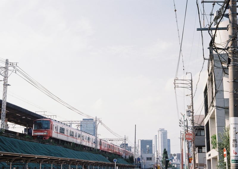 山王駅付近にて撮影