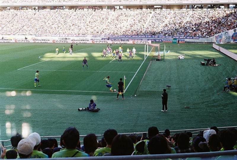 小野瀬選手のコーナーキック⚽️