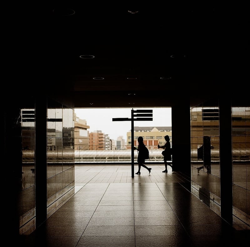 at Kyoto station