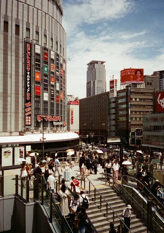 Osaka sta. with PENTAX