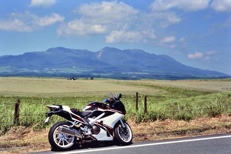 納車からだいたい２年。
広い草原をバイクで走る心地よさは
例えようがない
