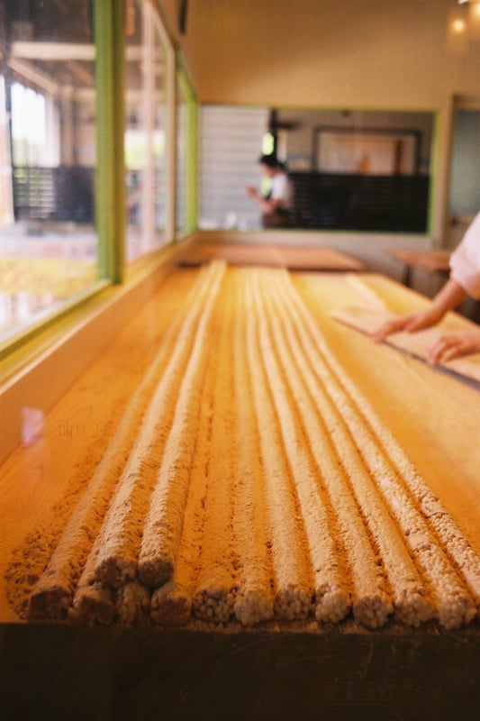 水戸のお土産、吉原殿中
製作工程を見学できます。