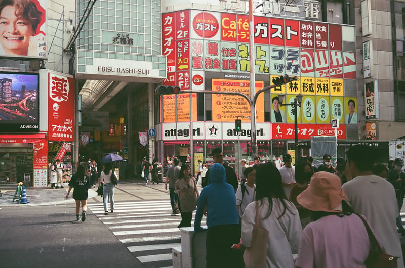 人の群れの中で揉まれながらの一枚～📸