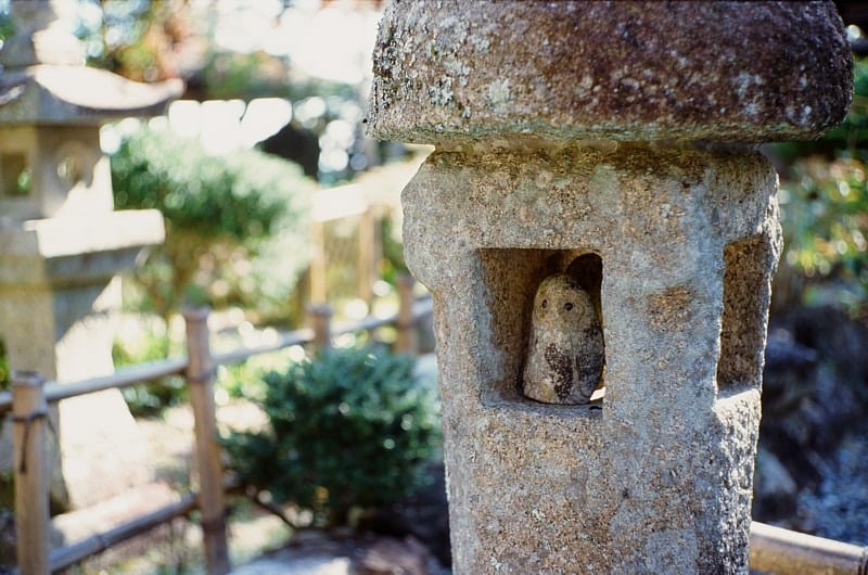 極楽寺にて。