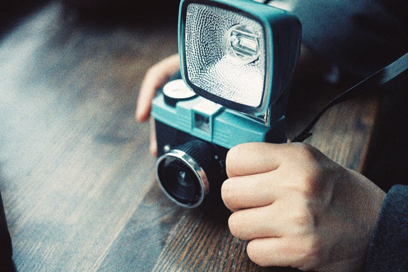 lomoのトイカメラ、Diana F+が可愛くて撮った写真なんですよ。